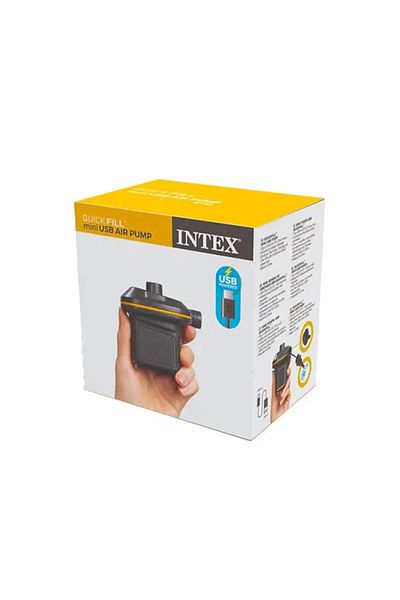 Intex 66635 مضخة هواء USB سريعة التعبئة