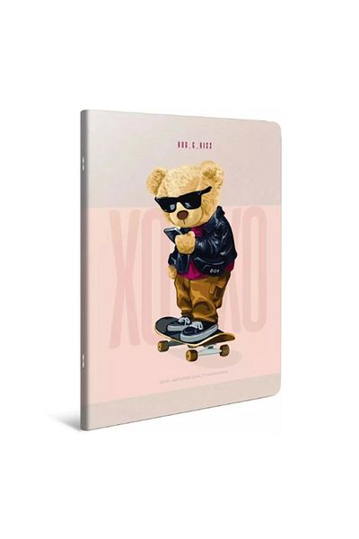 Gıpta GIPTA XOXO - 80YP Checkered Paperback Cardboard Notebook