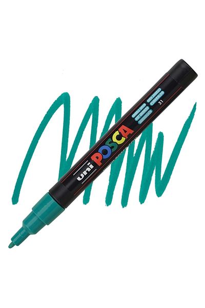 UNİ-BALL Uni Posca Water Based Poster Marker 0.9-1.3 Pc-3M- Emerald Green