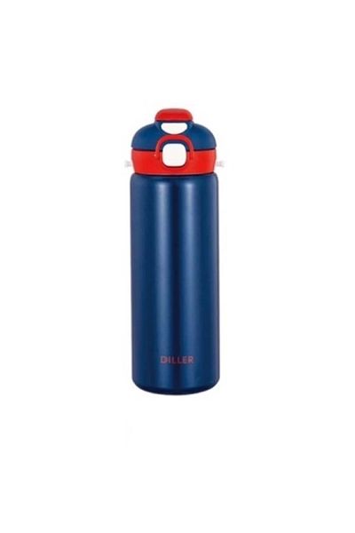 DILLER Vagonlife Tongues 9073 700ML - Water Bottle/Thermos with Steel Straw