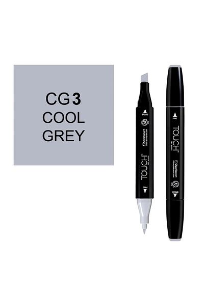Touch Cool Gray Twin Cg-3 Double Ended Marker