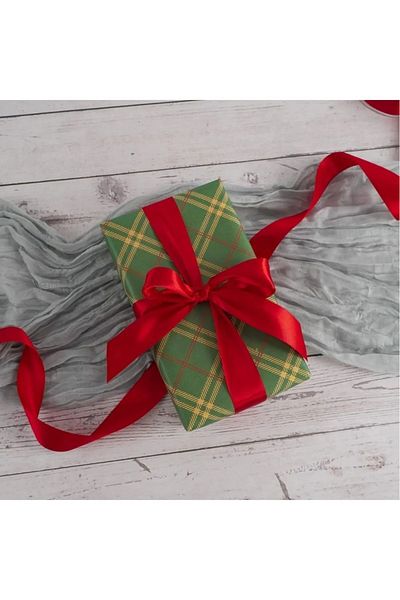 asöy 5 Meters Red Satin Ribbon - 2.5 cm