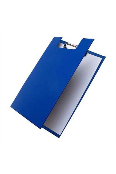 Mas 4104 Model Dark Blue PVC Coated Secretaryhood - With Cover