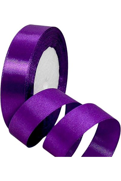 asöy Μωβ Σατέν Κορδέλα 2 cm - Κομμένη 5 m