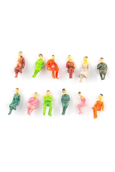 Jordania Model Je01-ibo1100 Painted Human Sitting 1/100