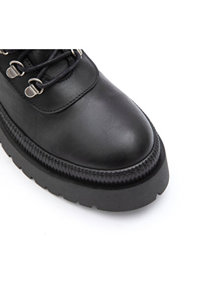 Sole Sisters Camelott Düz Bot-Siyah