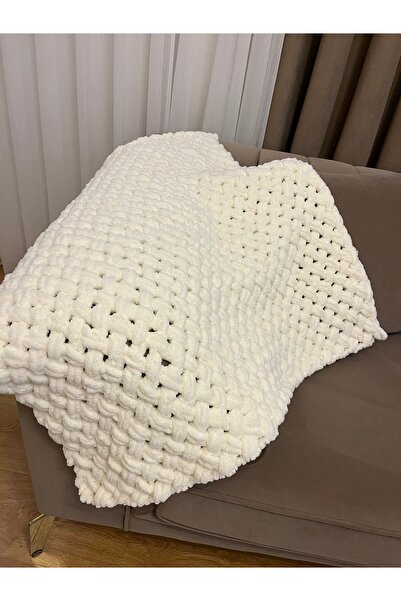 MESKSTORE Bebek battaniyesi / örgü bebek battaniyesi / puffy battaniye / aliz...