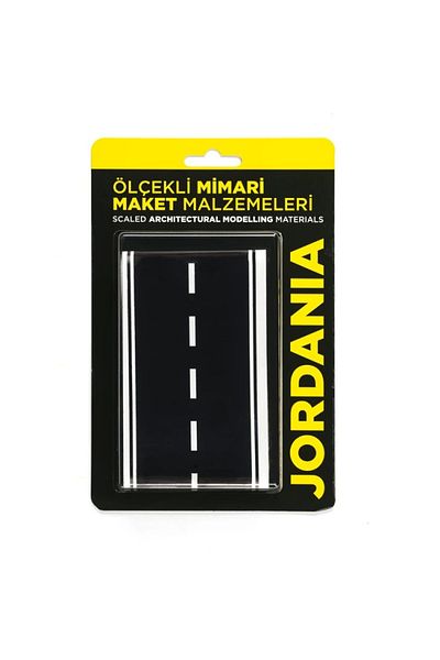 Jordania Model Je04-yol100s Asphalt Road Adhesive Black 1/100 50cm