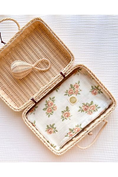 Little Dude 100*100 Patterned Organic Cotton Muslin Blanket - Double Layer