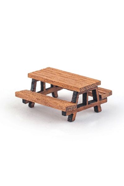 Jordania Model Je04-ap100 Wooden Picnic Bench 1/100