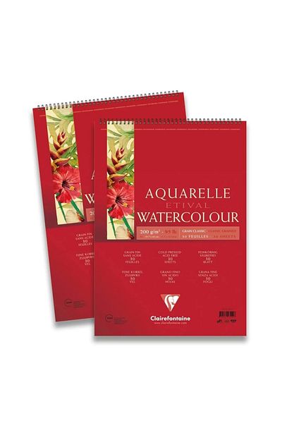 Clairefontaine Clairefontaine A3 Aquarelle Sketch Block - Usthen Spiral 300gr 50yp
