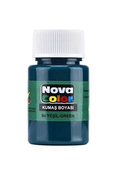 Nova Color YEŞİL 30 CC ŞİŞE KUMAŞ BOYASI