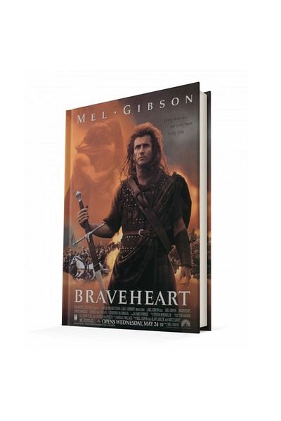 DEFFTER Seria de afișe de film pentru caietul în dungi Braveheart 14x10