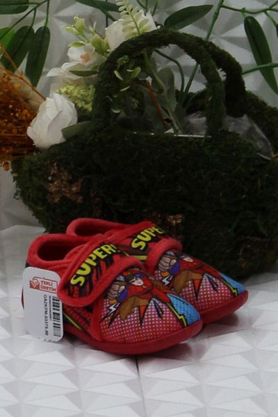 fort Gzr 03375 Red Kindergarten Nursery Home Boy Slippers Παπούτσια