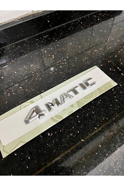 kaytaz MERCEDES 4MATİC BAGAJ YAZISI 3D TİP