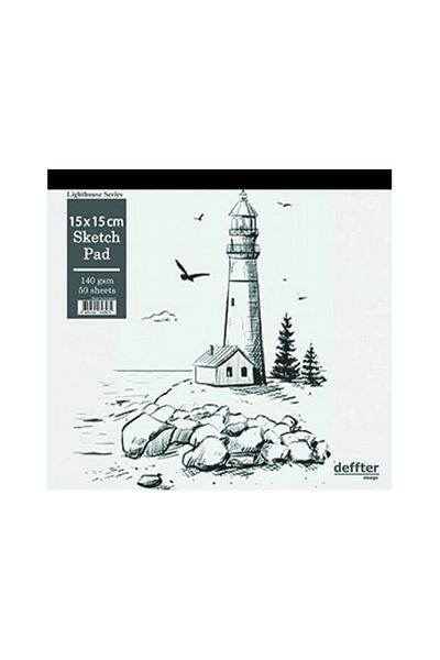 DEFFTER Light House 15x15 Cm Sketchbook
