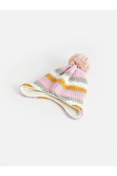 LC Waikiki Lw - Color Blocked Baby Girl Knitwear Beret