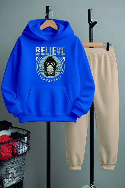 MYADA Specijalni dizajn Veruj da možeš, set trenerke sa štampanjem 22477