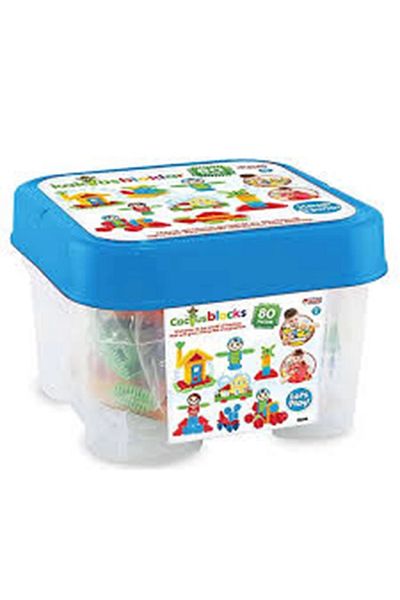 DEDE 03316 Bucket Cactus Block 80 Pieces