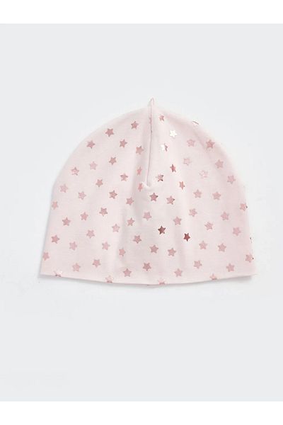 LC Waikiki Lcw Accessories Light Pink Printed Girl's Beret