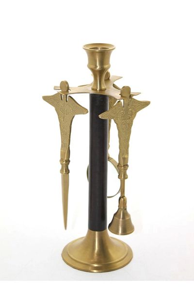 Ethab Ticaret Ksk2134 Model Brass Table Set