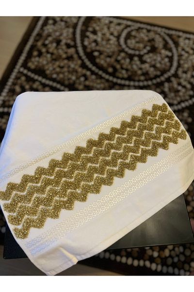 Fiesta Hand Face Towel with Punch Embroidery