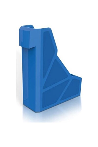 Mas Solid Wide Magazine Rack Blue 886