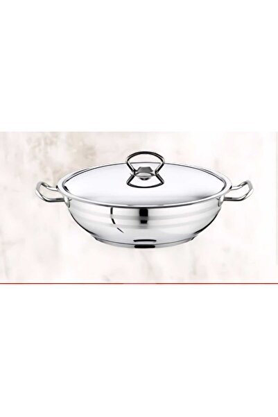 Bestinox 36X13 cm Stainless Flush Pot with Steel Lid 12 Lt- 430 Mhyhm1075