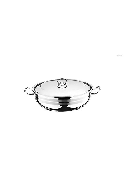 Bestinox 36X13 cm Stainless Flush Pot with Steel Lid 12 Lt- 430 Mhyhm1075