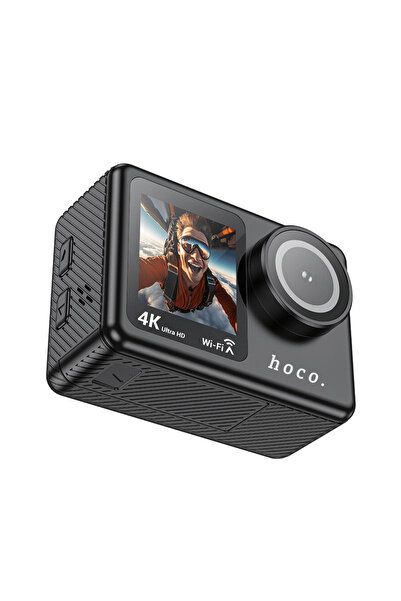 Hoco Dv101 Aksiyon Kamerası Mikrofonlu Su Geçirmez 4k 30 Fps Hd