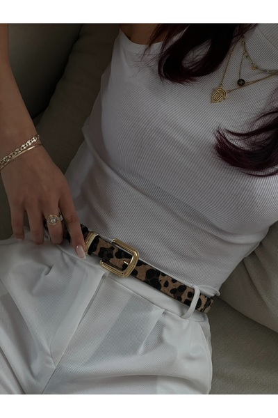 Caelia Leopar Kadın Kemeri