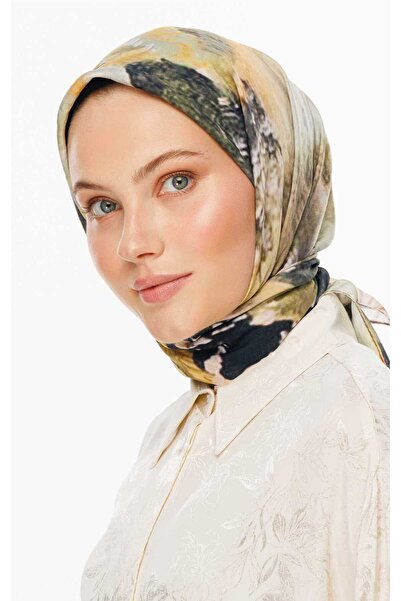 VALORSCARF Forest Pattern Cotton Silk Scarf