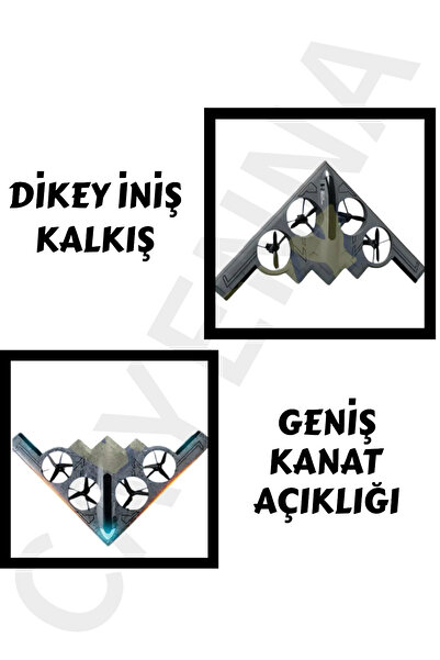 cayenna Vardem Uzaktan Kumandalı Full Fonksiyon 2.4G Şarjlı Kameralı Quadcopter İha