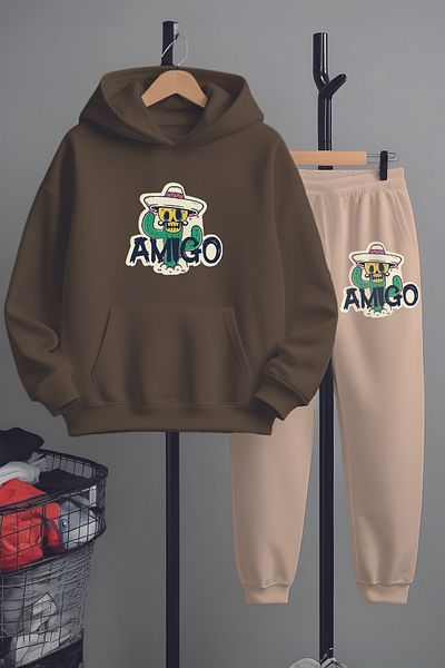 MYADA Комплект анцуг с принт Amigos за момче, 22440