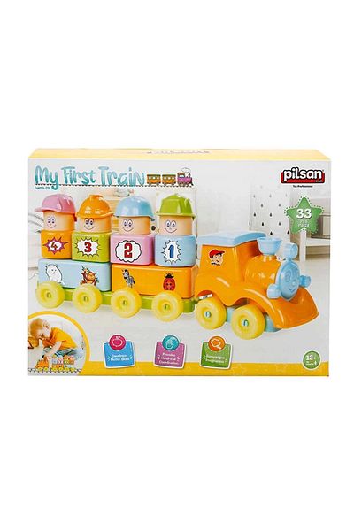 PİLSAN 12 Months 33 Pieces My First Train - First Train Experience Train Pilsan 03-228