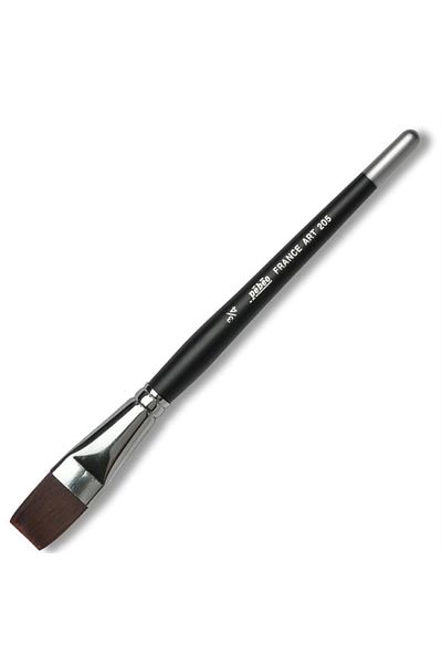 Pebeo 205 Acrylic Flat Cut Handle Brush - No:3/4