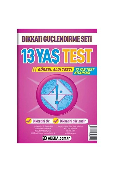 Adeda Yayınları Dikkat Güçlendirme Seti Yaprak Test 13 Yaş