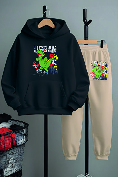 MYADA Спортивний костюм для хлопчика з принтом динозаврів 2063