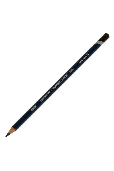 Derwent New Watercolor Pencil - Watercolor Pen - Burnt Umber 54