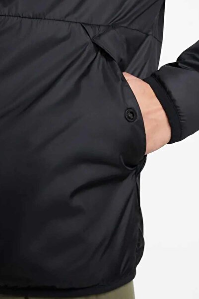 Nike Erkek Therma Kumaş Mont Ceket Erkek Mont NK6157-010-SIYAH