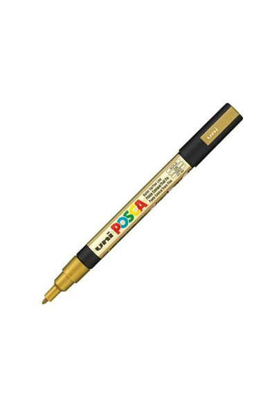 UNİ-BALL Water Based Gold Felt Pen
