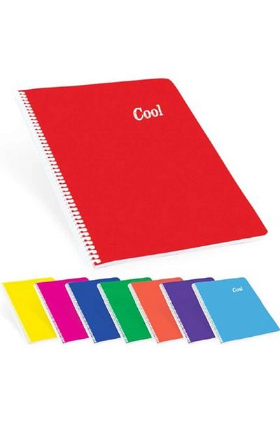 KESKİN COLOR A5 Pp غطاء حلزوني دفتر ملاحظات ذو مربعات 72 Yp