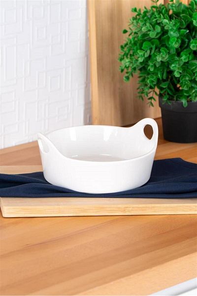 şirin eşyalarım Porcelain Round Bowl with Handle