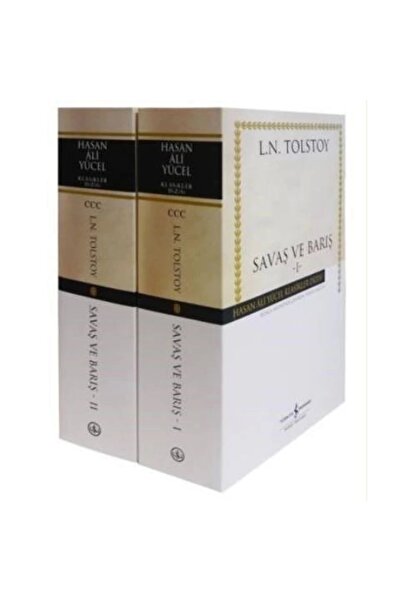 TÜRKİYE İŞ BANKASI KÜLTÜR YAYINLARI Savaş ve  Barış 2 Cilt