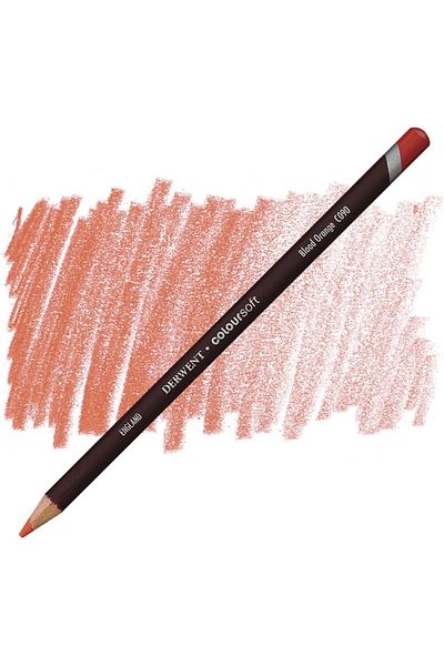 Derwent Coloursoft - Soft Curry Pen - Blood Orange C090