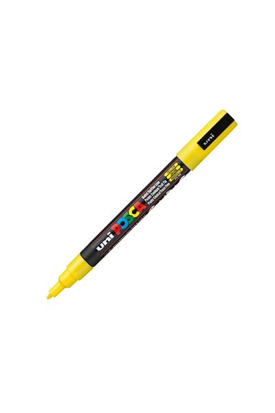 UNİ-BALL Water Based Yellow Felt Pen