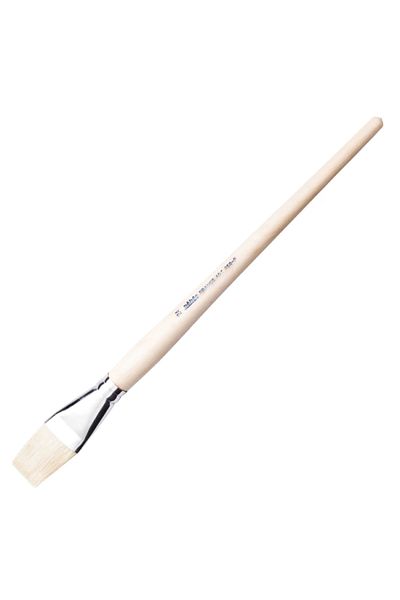 Pebeo White Long Bristle Oil Acrylic Brush No:24 /258f