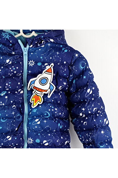 woodycord İçi Elyaf Dolgulu Roket Rozet Broş - Okul Çantası , Kıyafet , Şapka...