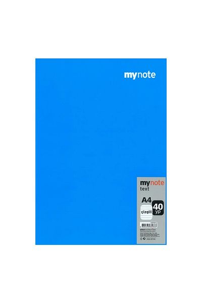 Umur Mynote Neon Text Pp Cover Notebook A4 40 YpCheckered
