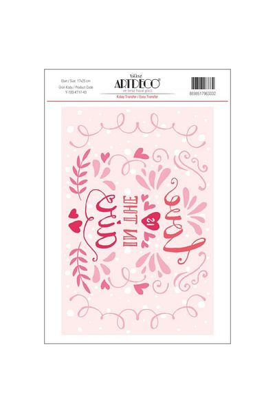 Artdeco Easy Transfer 17x25 cm Pattern No:43